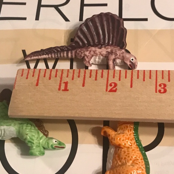 Lot of 3 Vintage Colorful Dinosaur Brooches Lapel Pins New Old Stock - Picture 11 of 14